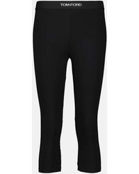 Tom Ford - Cropped Leggings aus Jersey - Lyst