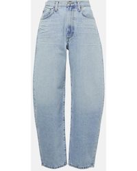 Agolde - High-Rise Barrel Jeans - Lyst