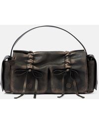 Acne Studios - Multipocket Leather Shoulder Bag - Lyst