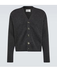 Ami Paris - Wool And Cashmere Cardigan - Lyst