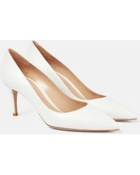 Gianvito Rossi - Gianvito 70 Leather Pumps - Lyst