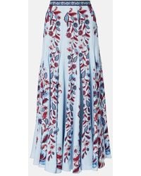 FARM Rio - Marcelle Pleated Maxi Skirt - Lyst