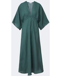 Eres - Brilliance Linen Midi Dress - Lyst