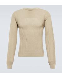 Rick Owens - Ribbed-knit Cotton Sweater - Lyst