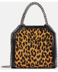 Stella McCartney - Tote Falabella Mini Aus Jacquard - Lyst