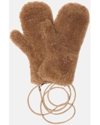 Max Mara - Ombrato Camel Hair And Silk Mittens - Lyst