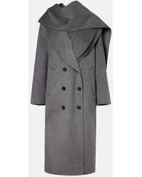 Rohe - Scarf-Detail Wool And Cashmere Coat - Lyst