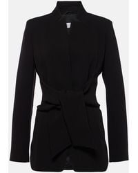 Max Mara - Belted Cady Blazer - Lyst