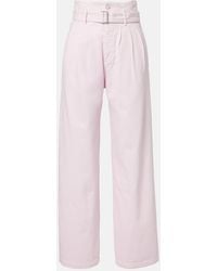 Agolde - X Maria Mcmanus Belted Wide-Leg Jeans - Lyst