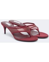 Alaïa - Mesh Thong Sandals - Lyst