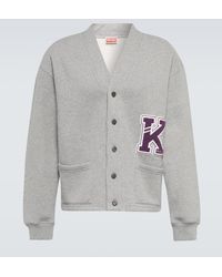 KENZO - Varsity Cotton Jacket - Lyst