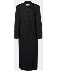 Rohe - Double-Breasted Virgin Wool Coat - Lyst