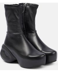 Givenchy - G Leather Clog Ankle Boots - Lyst