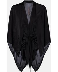 Rick Owens - Capa Half Moon De Saten - Lyst