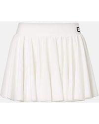 Tory Burch - Tennis Minirock T Monogram Aus Jersey - Lyst
