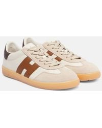 Hogan - Cool Leather And Suede Sneakers - Lyst