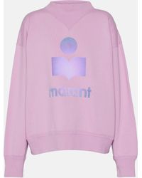 Isabel Marant - Sweat-shirt Moby en coton melange a logo - Lyst