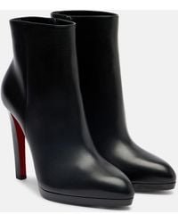 Christian Louboutin - Fannylove 120 Leather Ankle Boots - Lyst