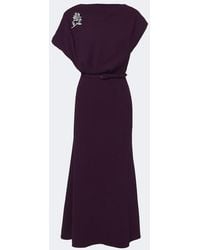Roland Mouret - Embellished Cady Cocktail Dress - Lyst