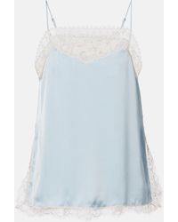 Faithfull the Brand - Hanna Lace-Trimmed Satin Camisole - Lyst