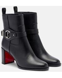Christian Louboutin - Dianouchette 70 Leather Heeled Boots - Lyst