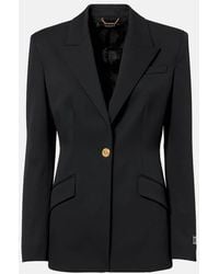 Versace - Single-breasted Wool Jacket - Lyst