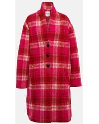 Isabel Marant - Gabriel Checked Flannel Coat - Lyst