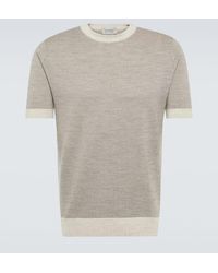 John Smedley - T-shirt 20.Singular in lana - Lyst