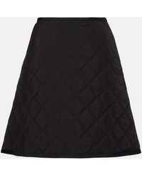 Jil Sander - Quilted Miniskirt - Lyst