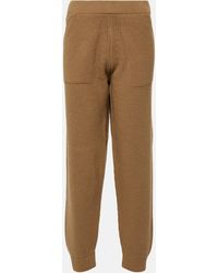 Moncler - Pantalon de survetement en laine et cachemire melanges - Lyst