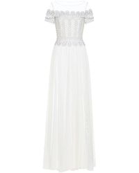Temperley London Bridal - Abito lungo Sophia in seta - Bianco