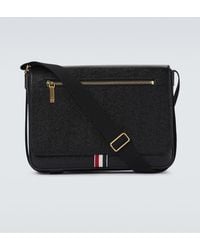 Thom Browne - Leather Reporter Bag - Lyst