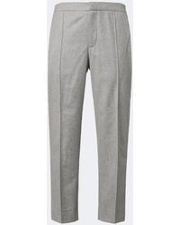 ZEGNA - Wool, Silk, And Cashmere Straight Pants - Lyst