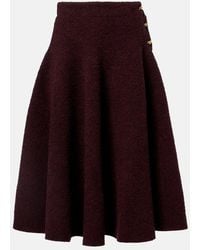 Bottega Veneta - Knot Knitted Midi Skirt - Lyst