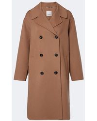 Max Mara - Double-Breasted Virgin Wool Coat - Lyst