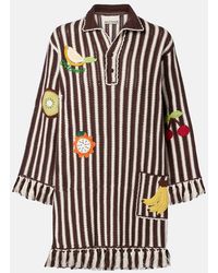 ALÉMAIS - Sundae Crochet Embroidered Cotton Kaftan - Lyst