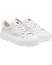 Givenchy Sneakers City Court 4G aus Leder - Weiß
