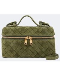 Bottega Veneta - Bang Bang Intrecciato Suede Vanity Bag - Lyst