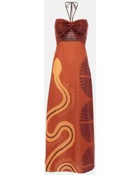 Johanna Ortiz - Vestido Largo De Algodon - Lyst