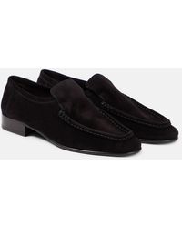 The Row - New Soft Suede Loafers - Lyst