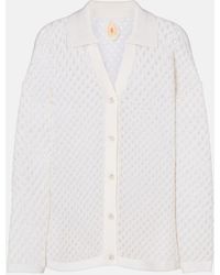 Jardin Des Orangers - Open-Knit Wool And Cashmere Cardigan - Lyst