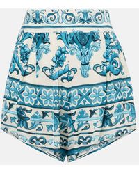 Adriana Degreas - Shorts A Vita Alta Con Stampa - Lyst