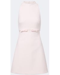 Safiyaa - Jalie Bow-Detail Crepe Minidress - Lyst