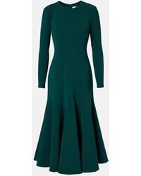 Carolina Herrera - Crepe Cocktail Dress - Lyst