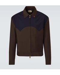 Versace - Medusa Wool And Mohair Blouson Jacket - Lyst