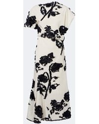 Erdem - Fil Coupe Poplin Midi Dress - Lyst