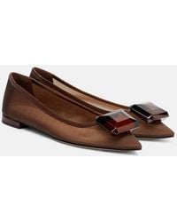 Gianvito Rossi - Jaipur Embellished Ballet Flats - Lyst