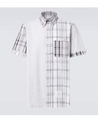 Thom Browne - Hemd Im Mustermix - Lyst