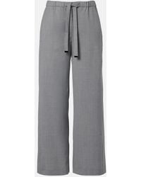 Max Mara - Baia Wool-Blend Wide-Leg Pants - Lyst