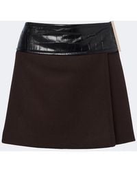 Sportmax - Virgin Wool Wrap Skirt - Lyst